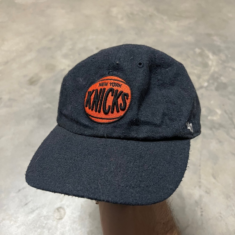New York Knicks 47 Brand The Franchise Hat Navy Blue XL Hardwood Classics Cap
